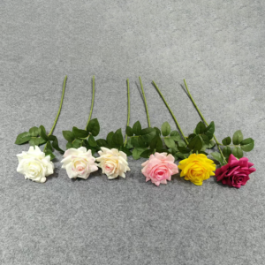 Artificial Flowers Rose Real Touch Single Real Touch Rose