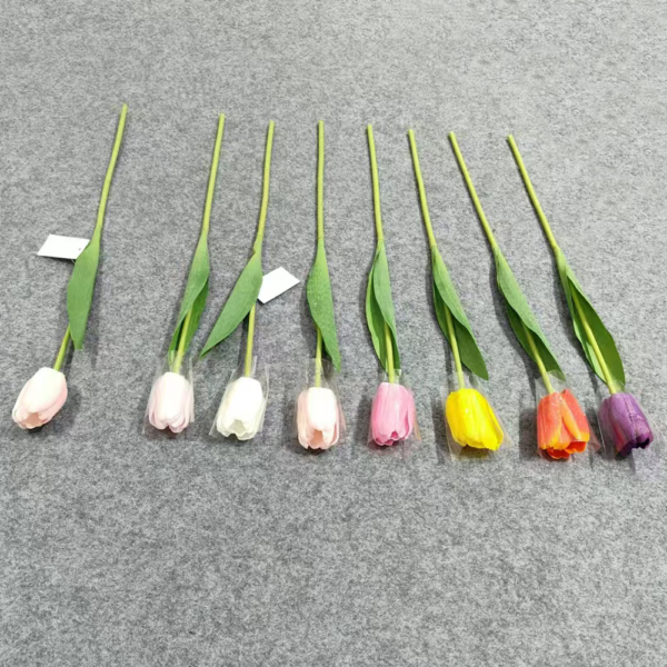Artificial Flower Making Craft Single Real Touch Tulip