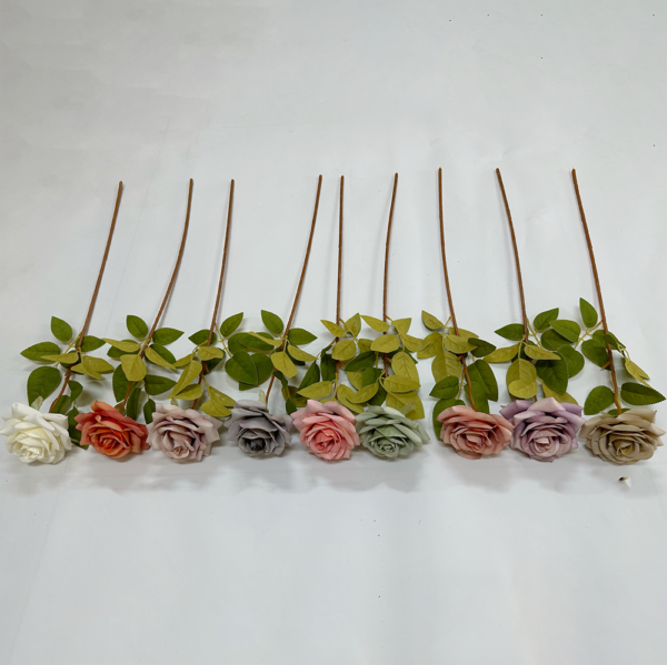 Cheap Wholesale Artificial Flower Single Rose