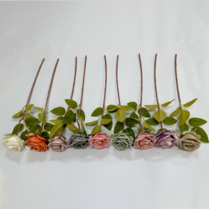 Artificial Flower Head Rose Single Rose Artificial Flower Head Rose Single Rose