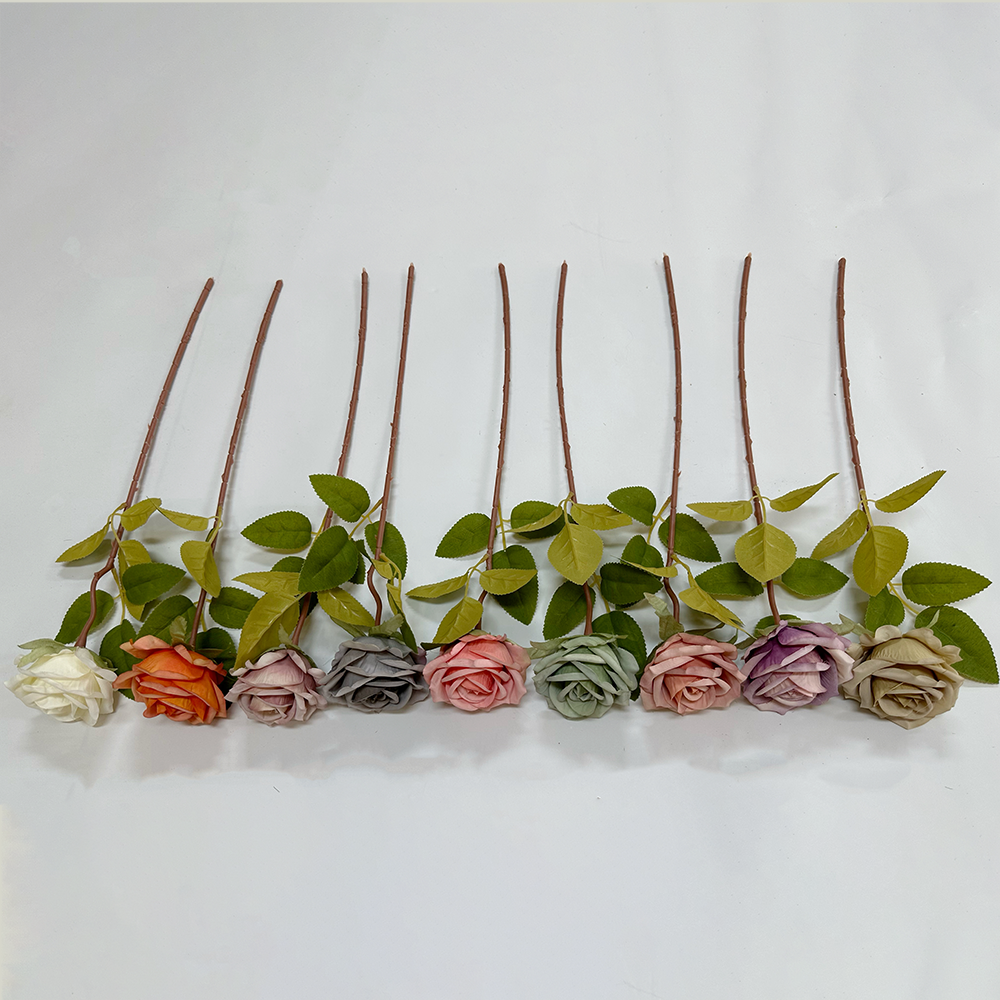 Artificial Flower Head Rose Single Rose