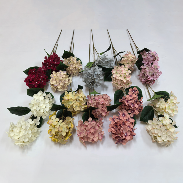 Artificial Flower Guangzhou Single Hydrangea