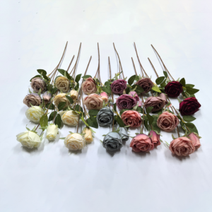 Factory Directly Cheap Wholesale Silk Flower Artificial Flower Rose