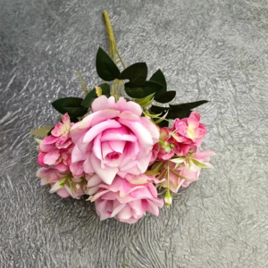 Artificial Flowers 7 Heads Rose Bush