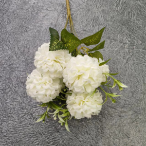 Artificial Flower High Quality 7 Heads Hydrangea Bush
