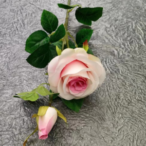 Silk Roses Wholesale 2 Heads Rose Single Branch