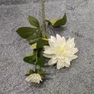 Wedding Decoration Gate Flower 2 Heads Dahlia Single Branch